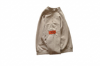 Sudadera "CLUBHOUSE" Half Zip Beige