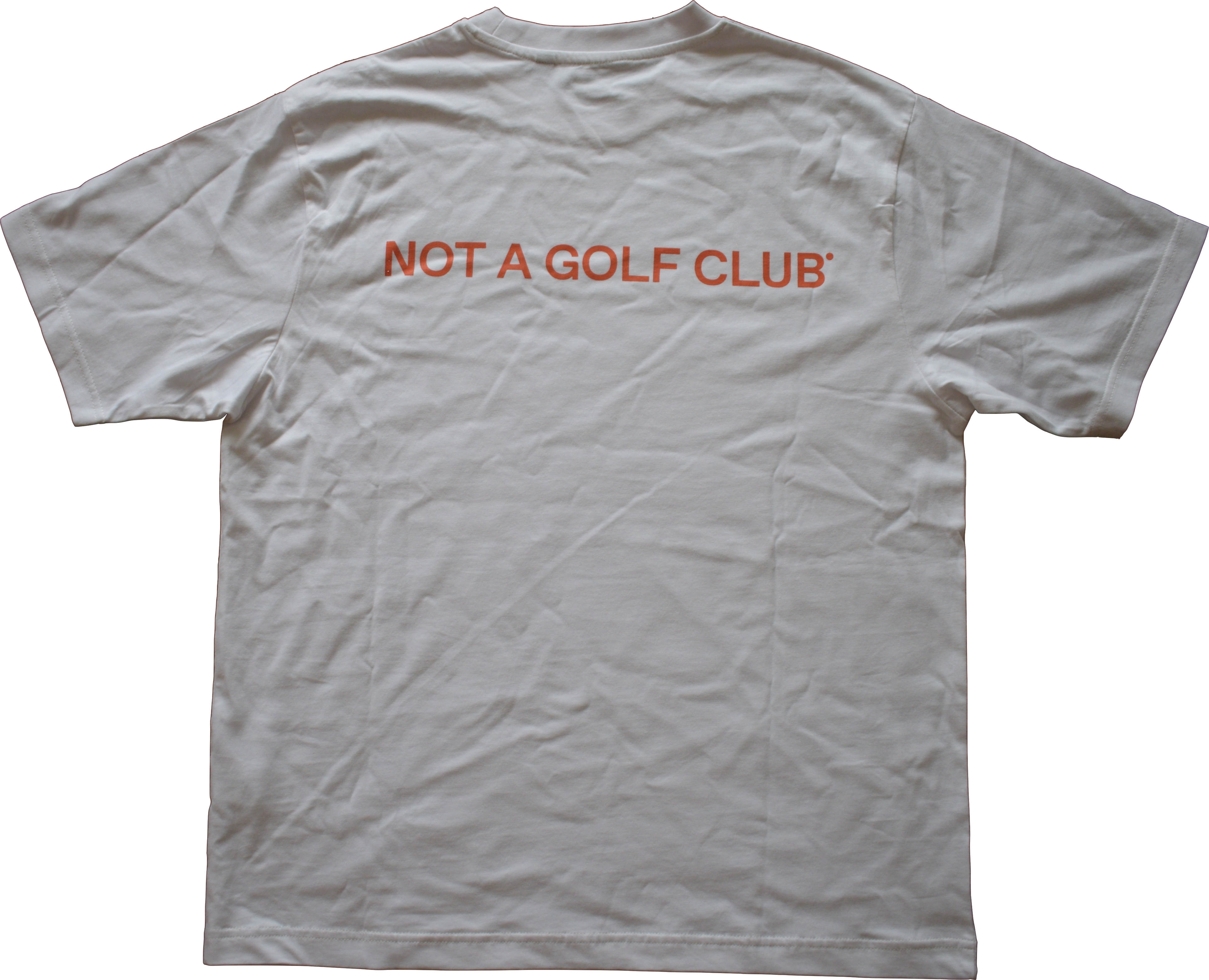 Camiseta "NOT A GOLF CLUB" Blanca